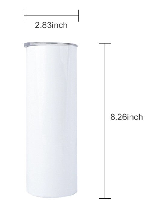 20oz White Tumbler