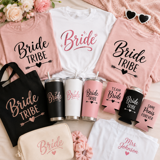 Custom Bachelorette & Bridal Party Merch Ideas