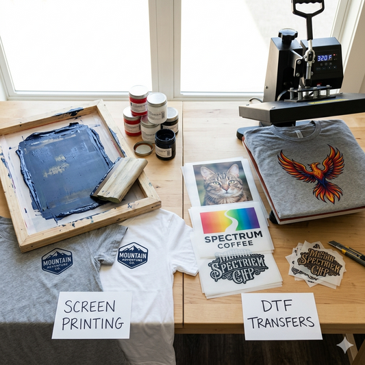 DTF Transfers vs. Screen Printing: Which Is Better for Small Businesses?