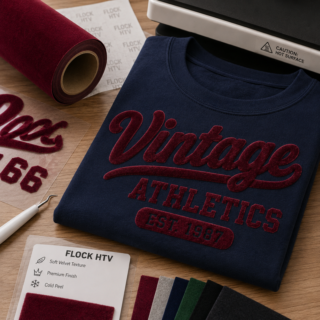 Flock HTV: What Is It and How Do You Use It for a Velvet Finish?