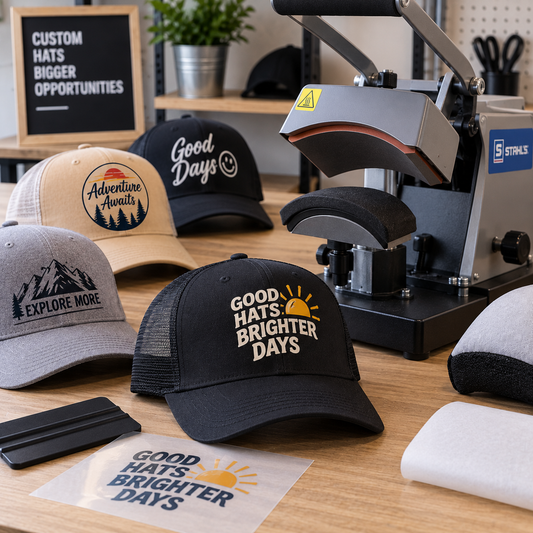 How to Press Transfers on Hats: Curved Surfaces Made Simple