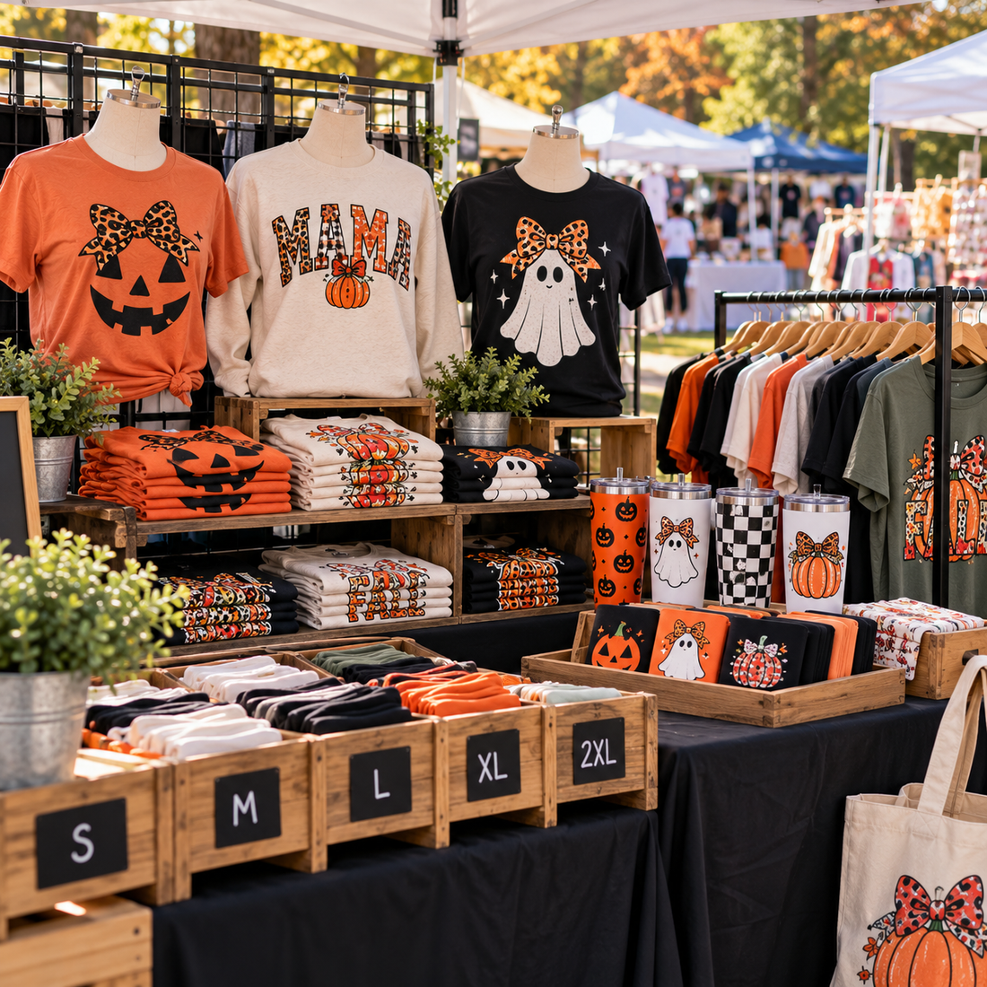 How to Sell Custom Shirts at Craft Fairs and Pop-Up Markets