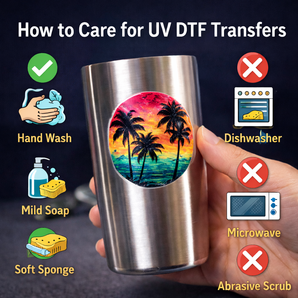 Master UV DTF Care Keep Custom Items Looking New