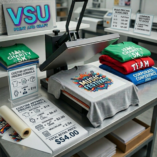 Pricing Your Custom Apparel: A Simple Formula for Profit