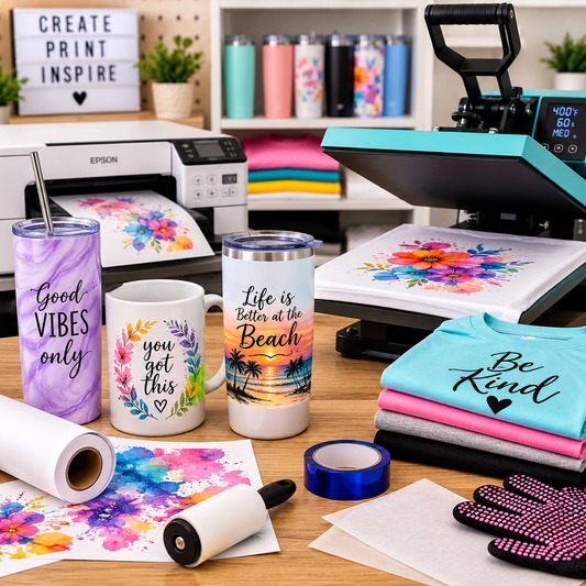 Sublimation for Beginners: Equipment, Blanks & Common Mistakes
