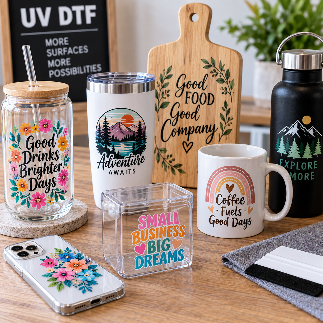 UV DTF on Glass, Wood, and Metal: A Surface-by-Surface Guide