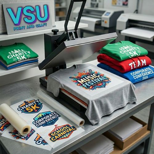 Using DTF Transfers for Event Merchandise: Festivals, Fundraisers & More