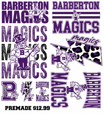 School Premade DTF Gangsheets