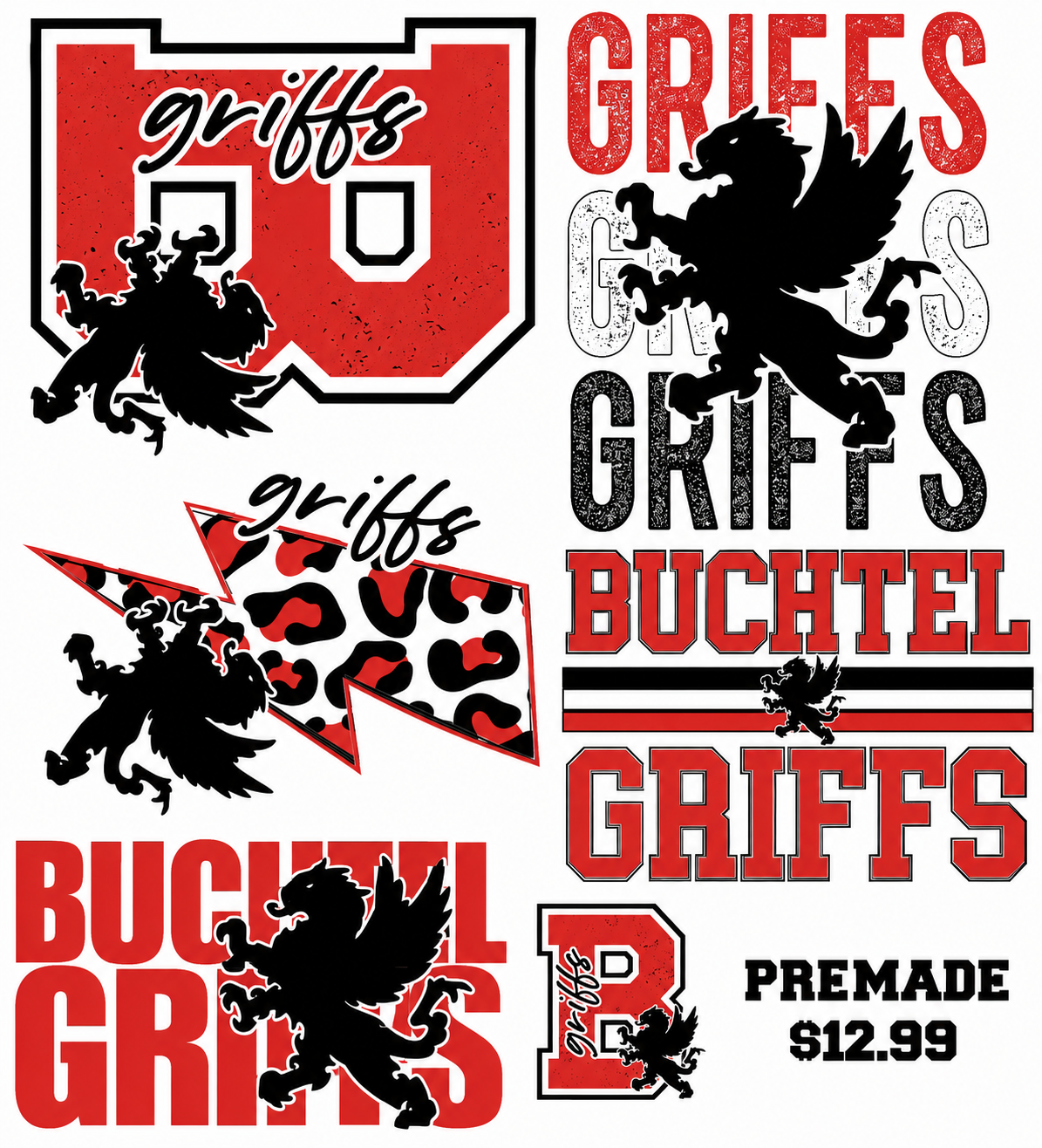 School Premade DTF Gangsheets