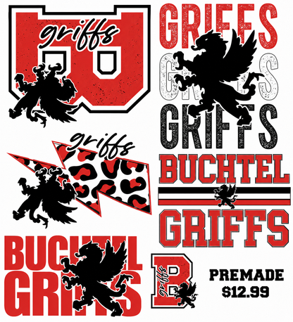 School Premade DTF Gangsheets