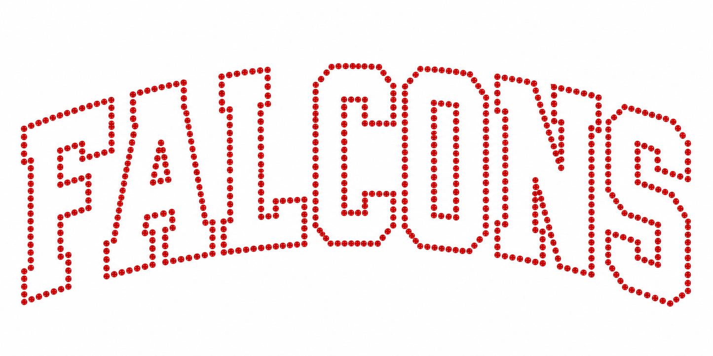 SCHOOL NAME RHINESTONES