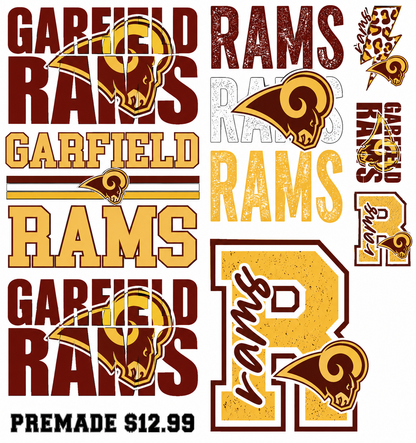 School Premade DTF Gangsheets