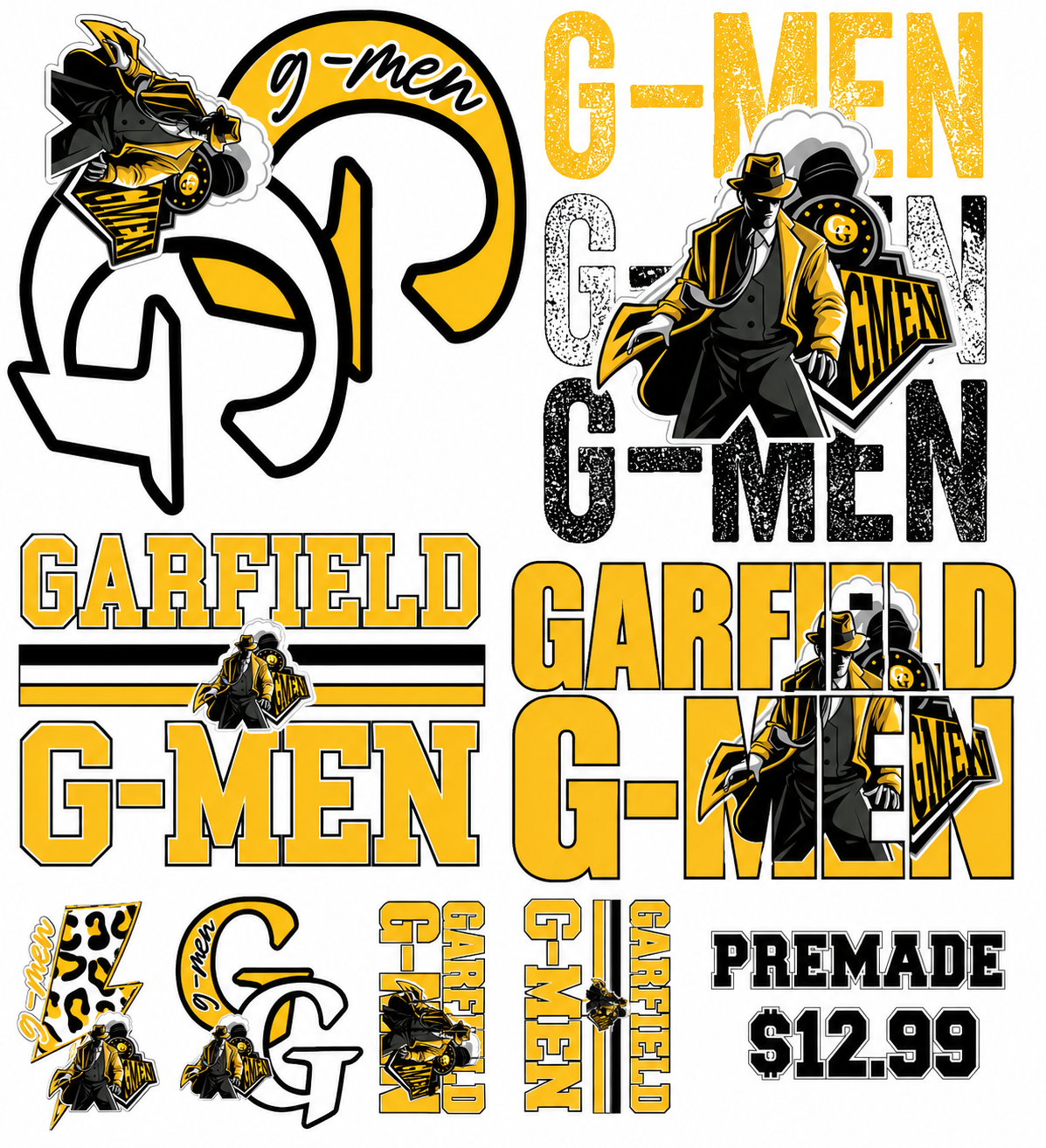 School Premade DTF Gangsheets