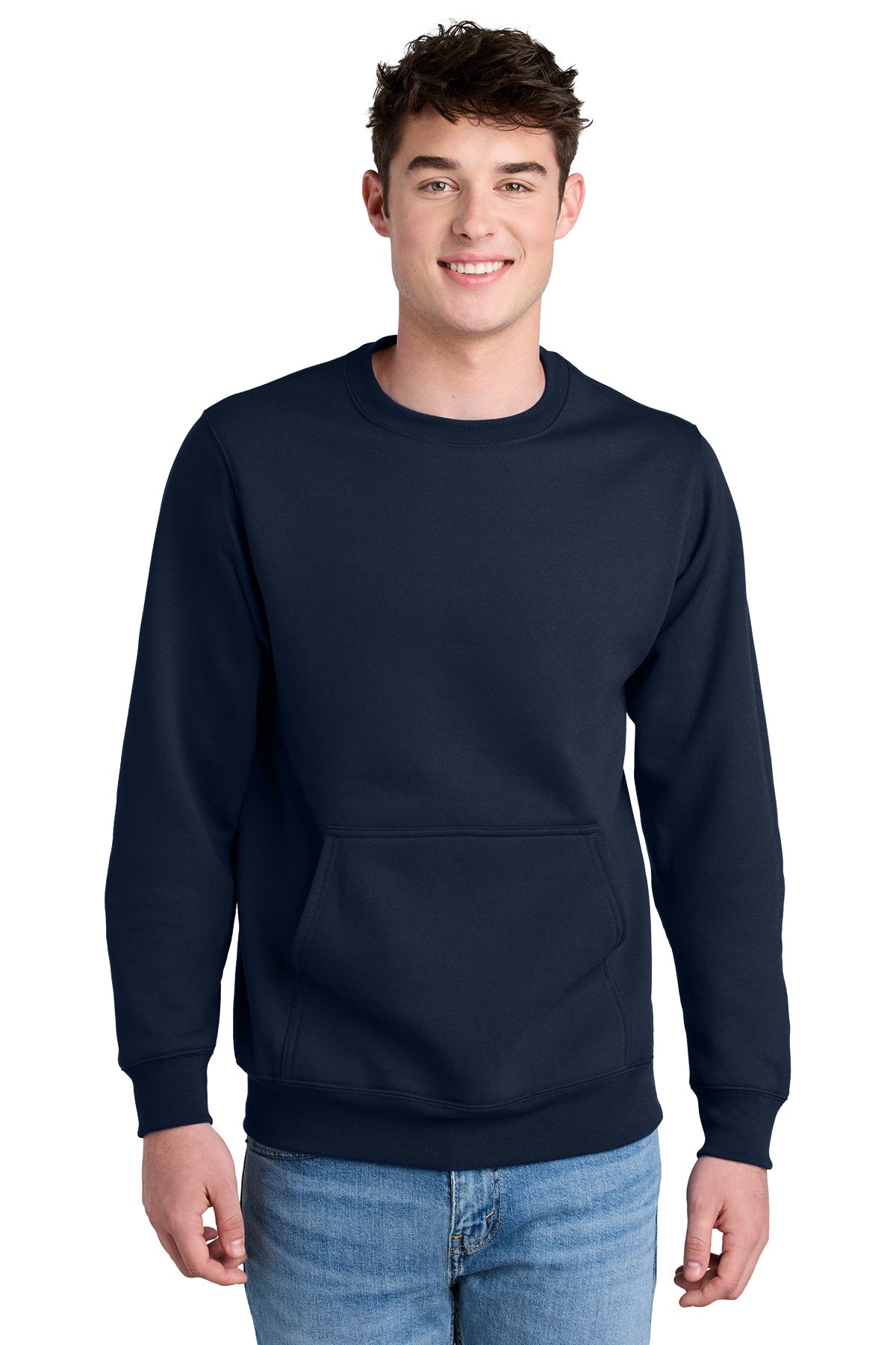 Sudadera con cuello redondo y bolsillo para ADULTO