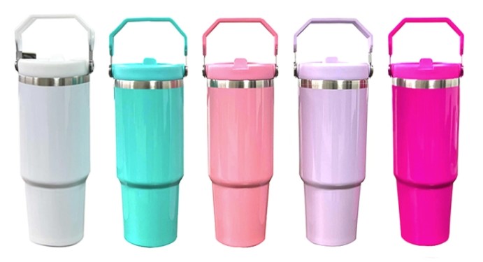 30oz Flip Top/Top Handle