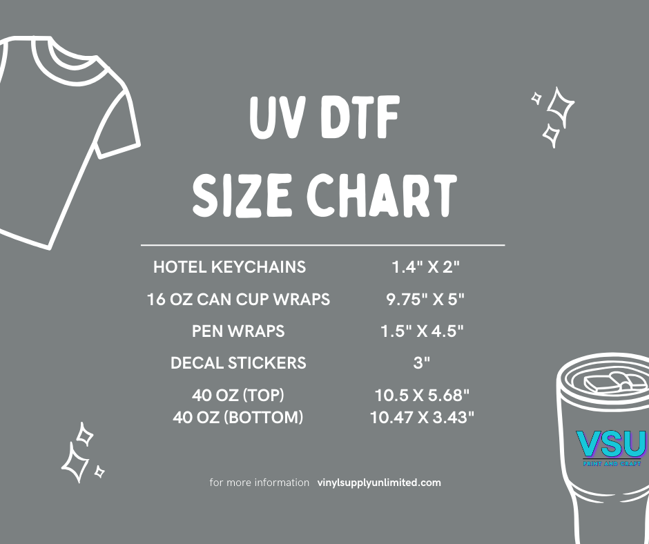 Build your own -UV-DTF Gangsheet