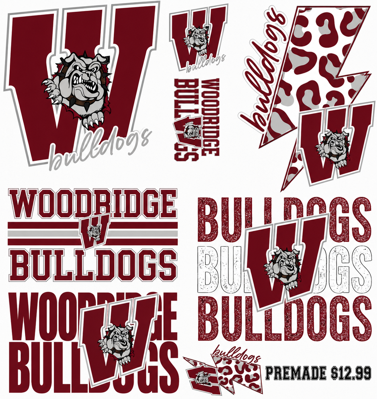 School Premade DTF Gangsheets